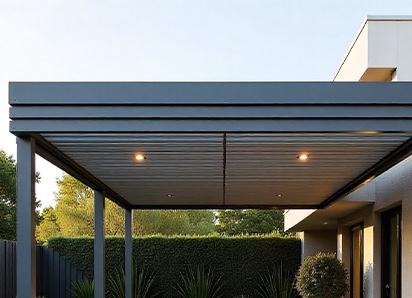 Louvred roof Grey Lynn